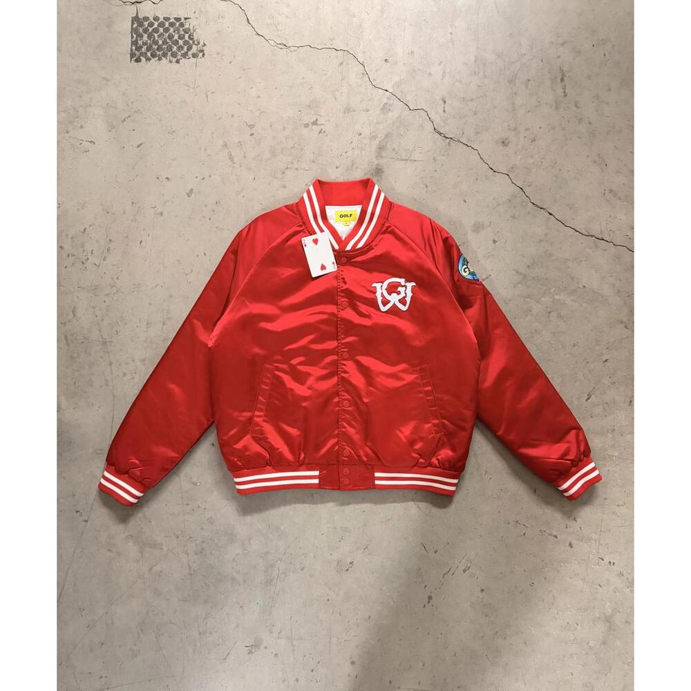 Golf Wang Red Varsity Jacket Men's Large